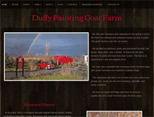 Tablet Screenshot of duffyfaintinggoatfarm.com